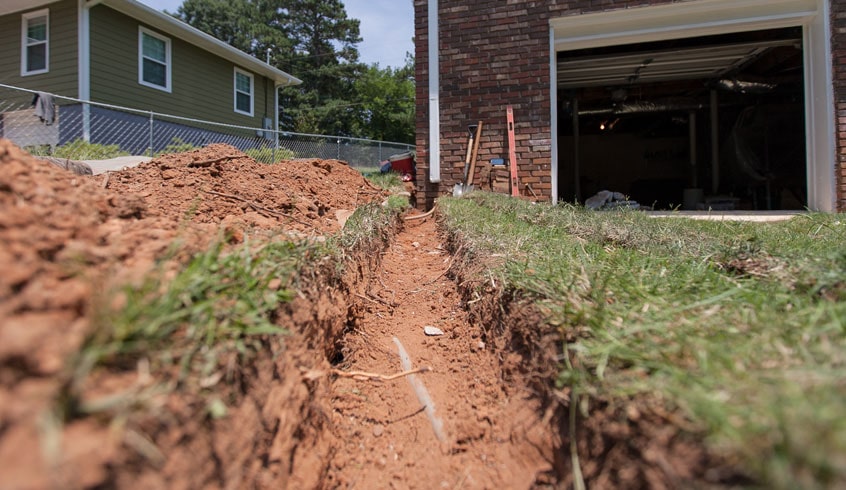 Landscape grading and drainage near me